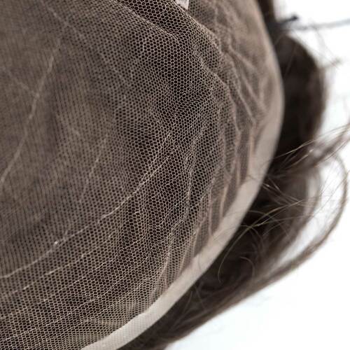 French mesh hair prosthesis, 100% DENSITY