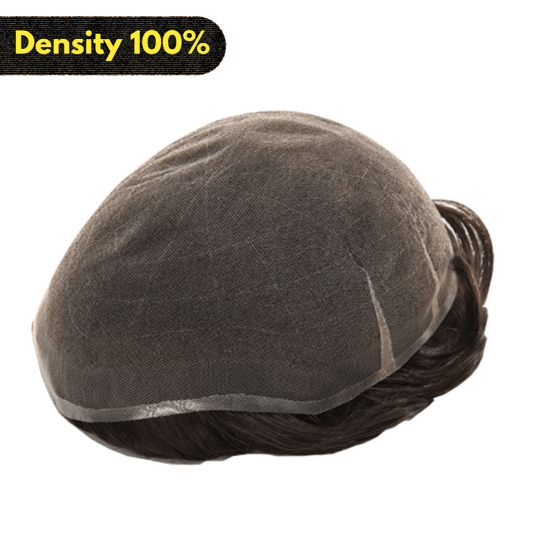 French mesh hair prosthesis, 100% DENSITY