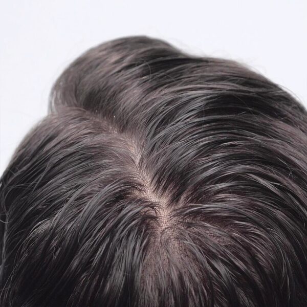 N6 Prótesis capilar malla francesa + skin laterales, DENSIDAD 100% - Pro Hair