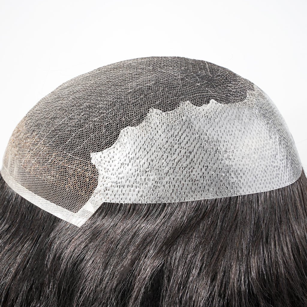 N6W Prótesis capilar malla suiza + bordes skin - Pro Hair