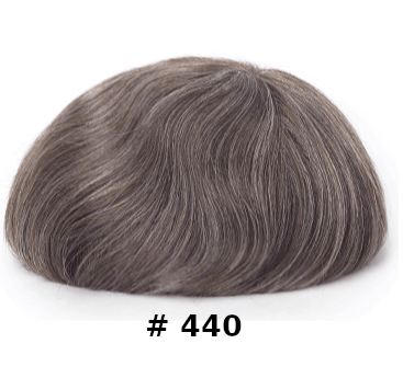 Peruca - Aplique de cabelo 100% natural, alta qualidade, pele 0,06-0,08