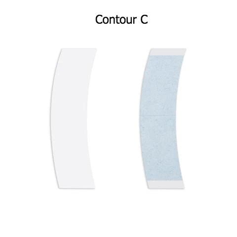 Cintas adhesivas Walker Tape Lace Front Contorno C curva (36 piezas) - Pro Hair