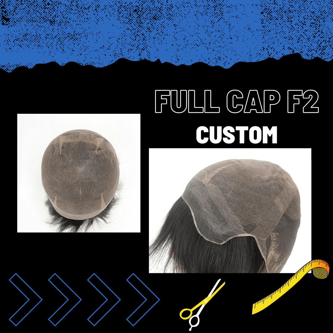 Peluca completa Full Cap F2 Personalizada (Fabricación desde cero)