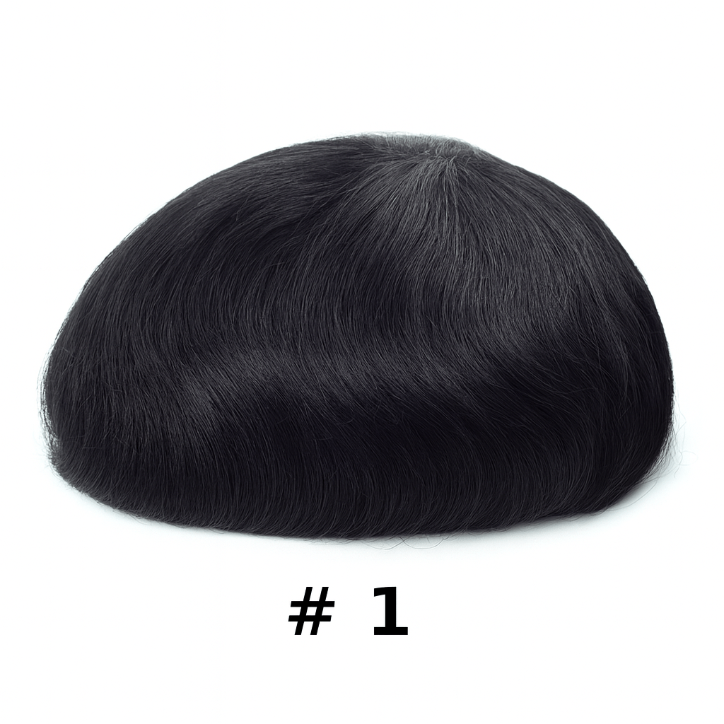 French mesh hair prosthesis, 120% DENSITY