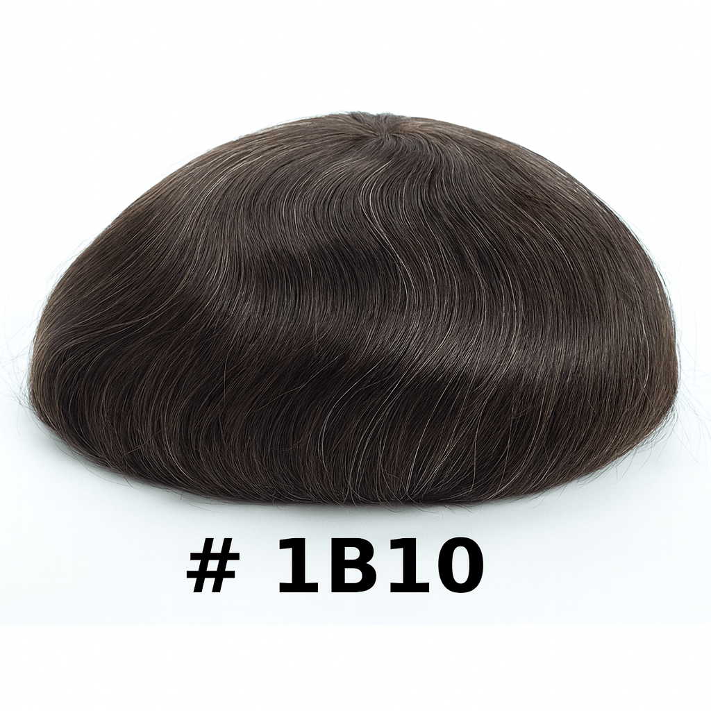 French mesh hair prosthesis, 120% DENSITY