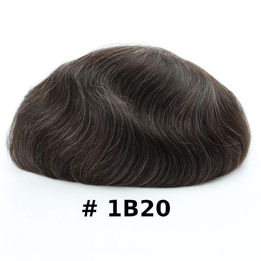 French mesh hair prosthesis, 120% DENSITY