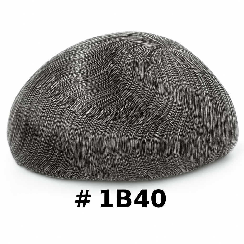 French mesh hair prosthesis, 120% DENSITY