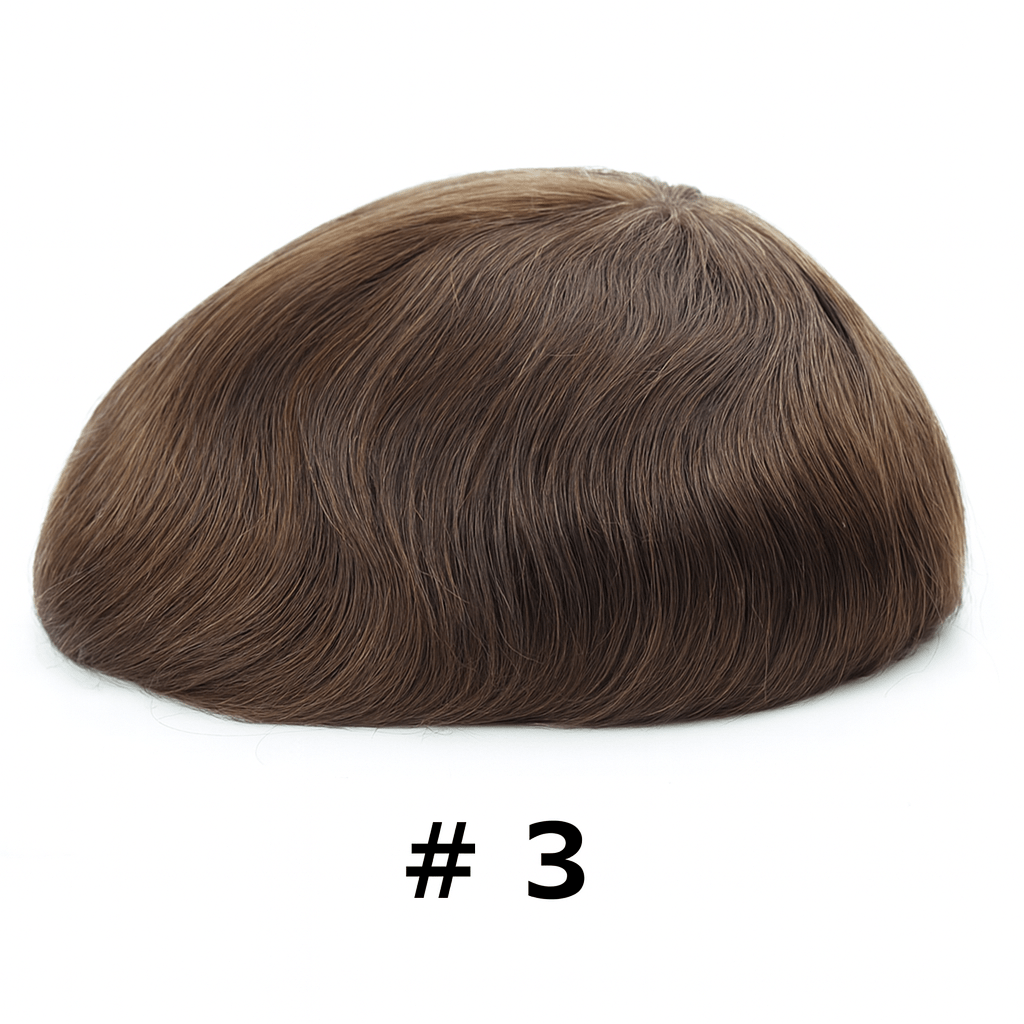 French mesh hair prosthesis, 120% DENSITY