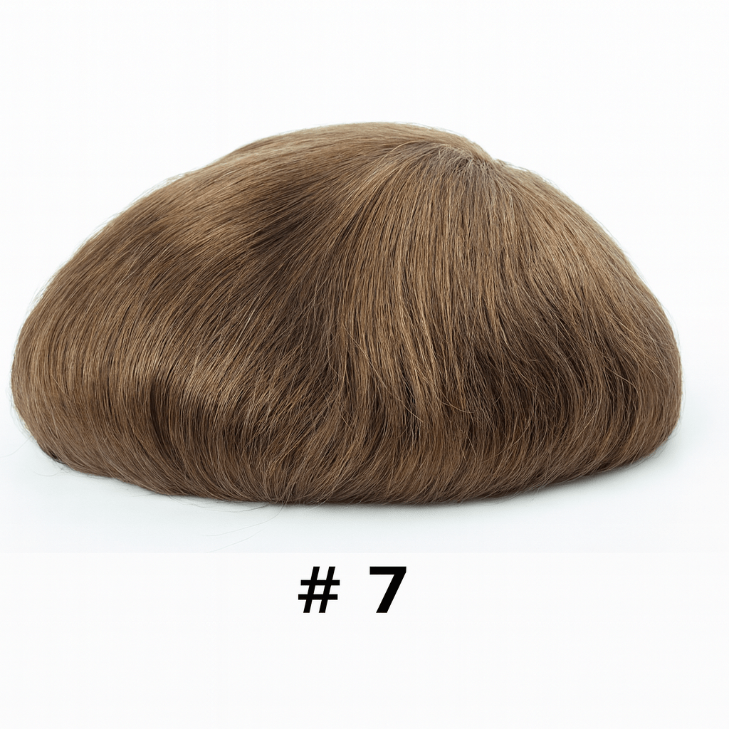 French mesh hair prosthesis, 120% DENSITY