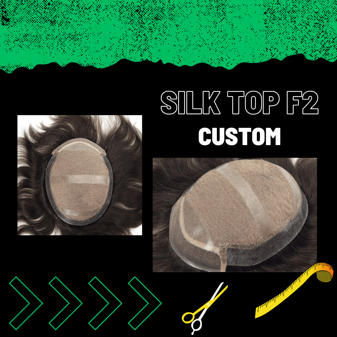 SILK-TOP F2 Customized Hair Prosthesis (Manufacture from scratch)