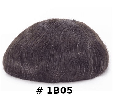HS25V Ultra Thin Skin 0.03mm Hair System 100 density