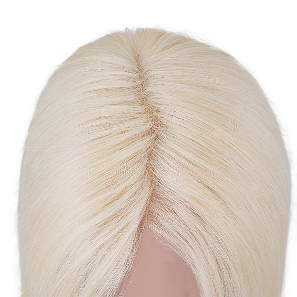 HW-4 Peluca Oncológica frontal y parte superior de malla con silk-top, tiras de silicona antideslizante y tramado a máquina - Pro Hair