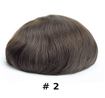 NEW AUSTRALIA Prótesis capilar Skin 2¨(5cm) en bordes + malla francesa central - Pro Hair