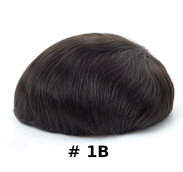 P1-3-5 Prótesis capilar Skin 1¨(2,5cm) bordes + monofilamento central + frontal monofilamento fine welded - Pro Hair