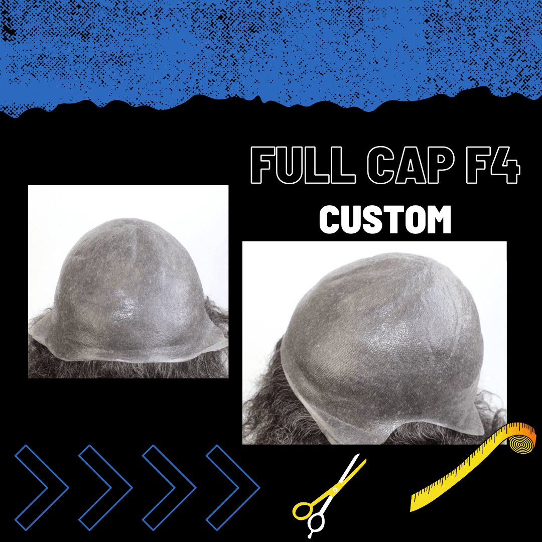 Peluca completa Full Cap F4 Personalizada (Fabricación desde cero) - Pro Hair