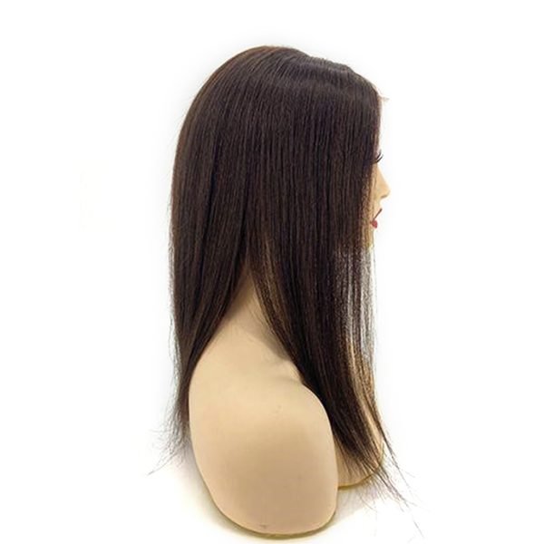 STWL-8X8 Topper silk-top con encaje + pinzas y frontal de malla - Pro Hair