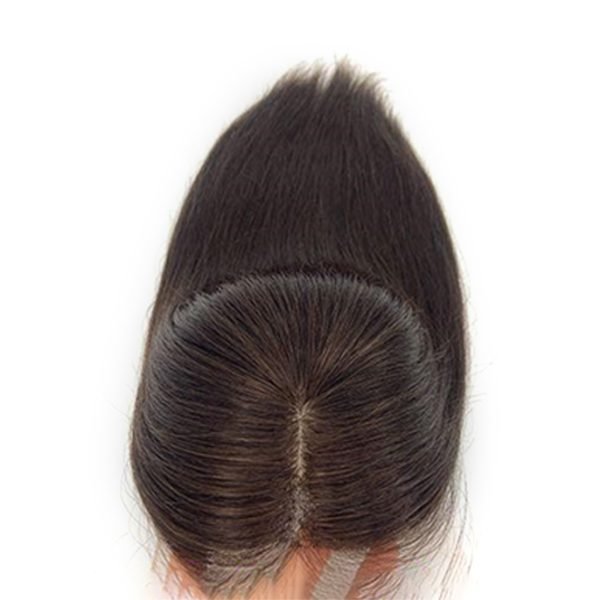 STWL-8X8 Topper silk-top con encaje + pinzas y frontal de malla - Pro Hair